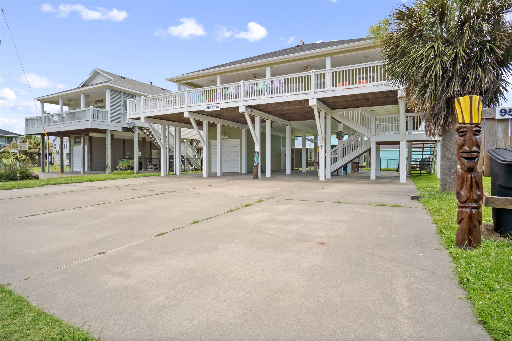 956 Biscayne Crystal Beach, TX 77650 - Photo 43 of 46 a view of a house with a patio