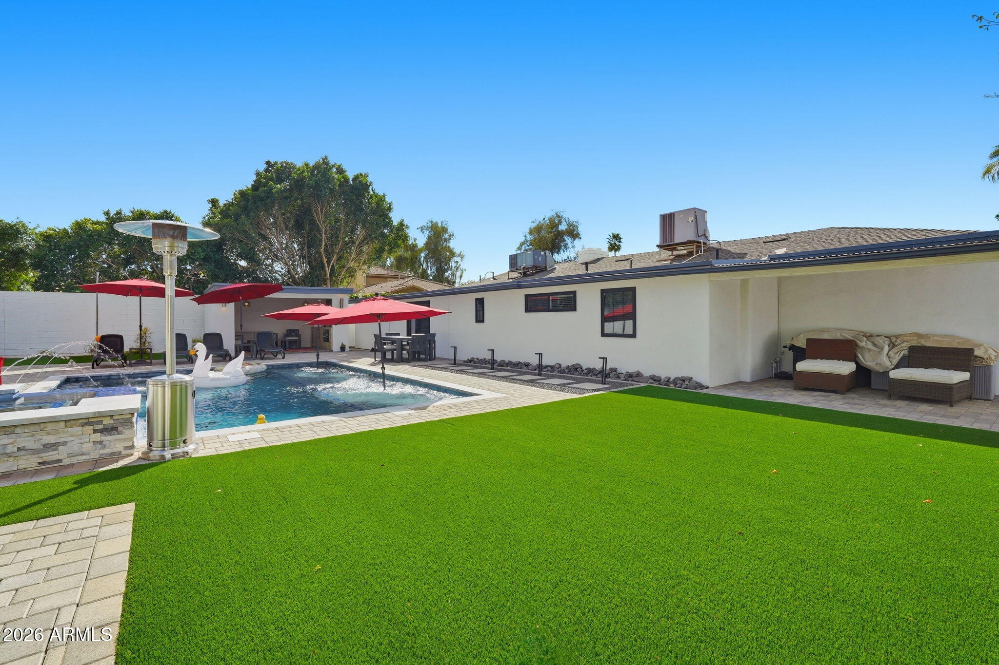 5149 North 34th Street Phoenix, AZ 85018 - Photo 67 of 70 a view of a backyard with a patio