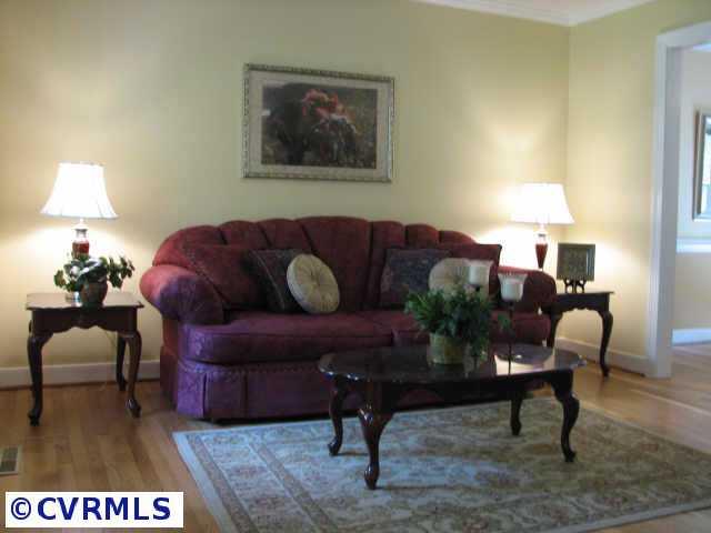 1001 Kingscross Road Midlothian, VA 23114 - Photo 3 of 10 Other - Formal living room with beautiful hardwood floors and fresh paint.