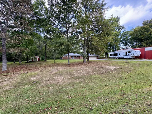 a view of street with trees