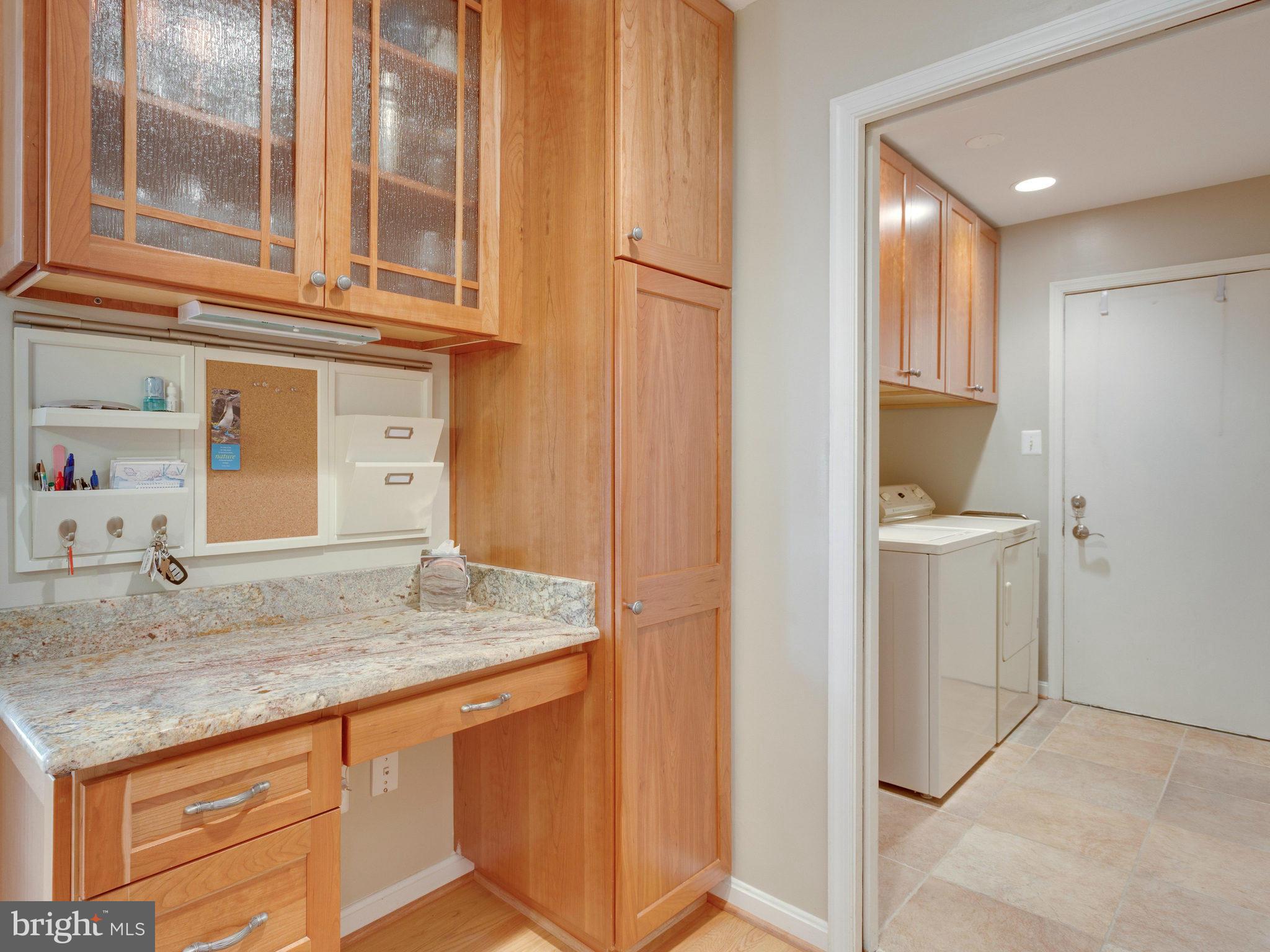 10936 Blue Roan Road Oakton, VA 22124 - Photo 22 of 30 Desk Area in Kitchen Adjacent to Laundry Room