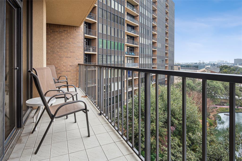 5200 Keller Springs Road, Unit 632 Dallas, TX 75248 - Photo 24 of 36 a view of a balcony with chairs