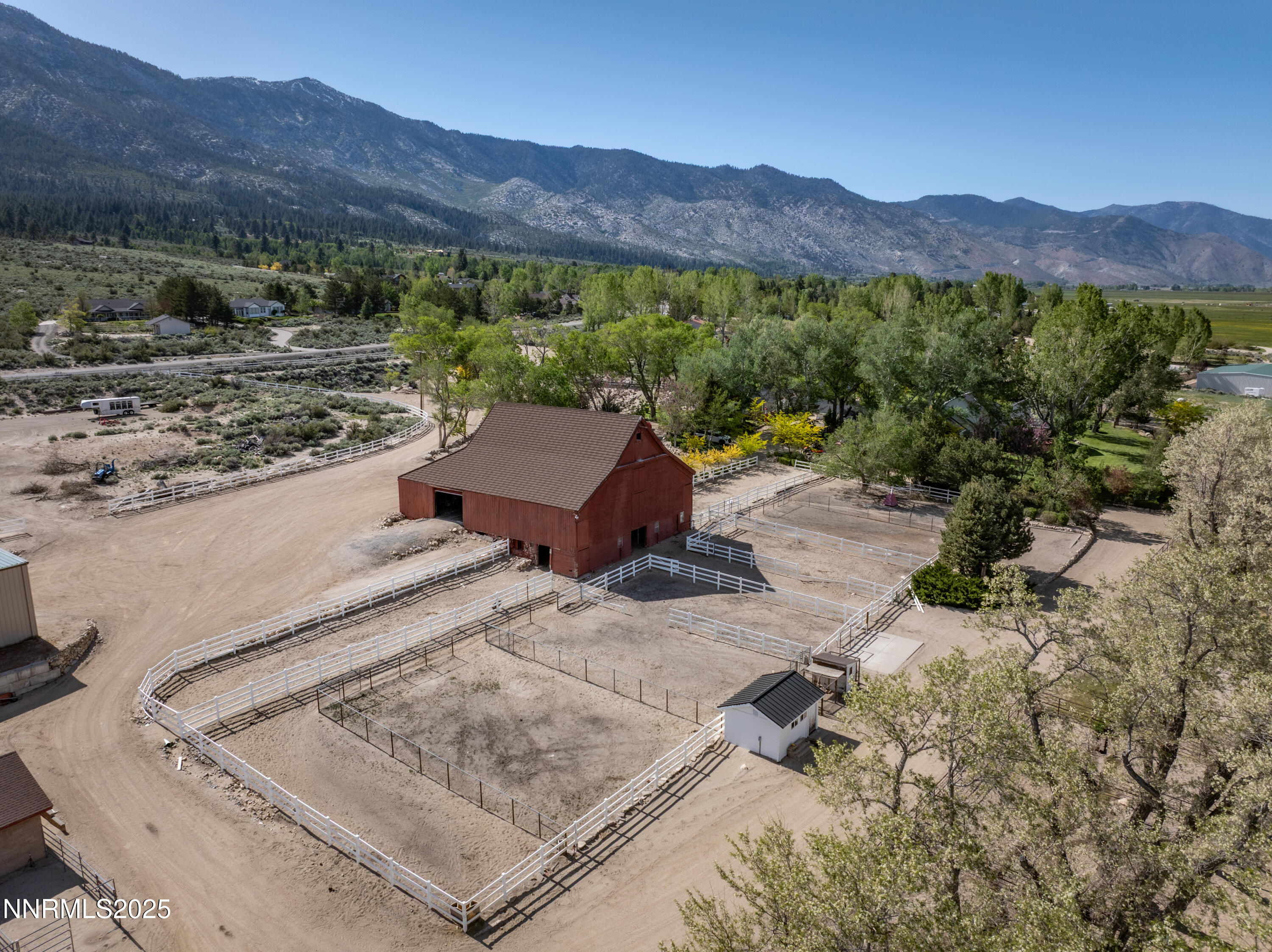 775 Foothill Road Gardnerville, NV 89460 - Photo 8 of 90 a view of a backyard with mountain view