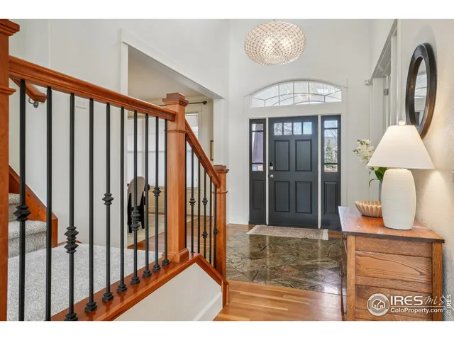 a view of front door with hallway
