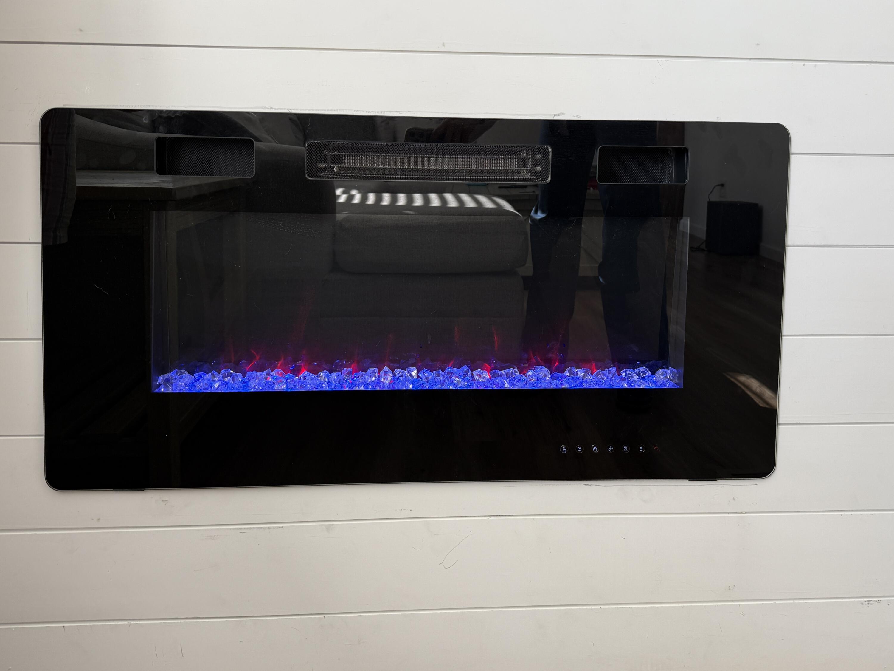 10199 Ga Highway Stapleton, GA 30823 - Photo 13 of 33 Modern Electric Fireplace