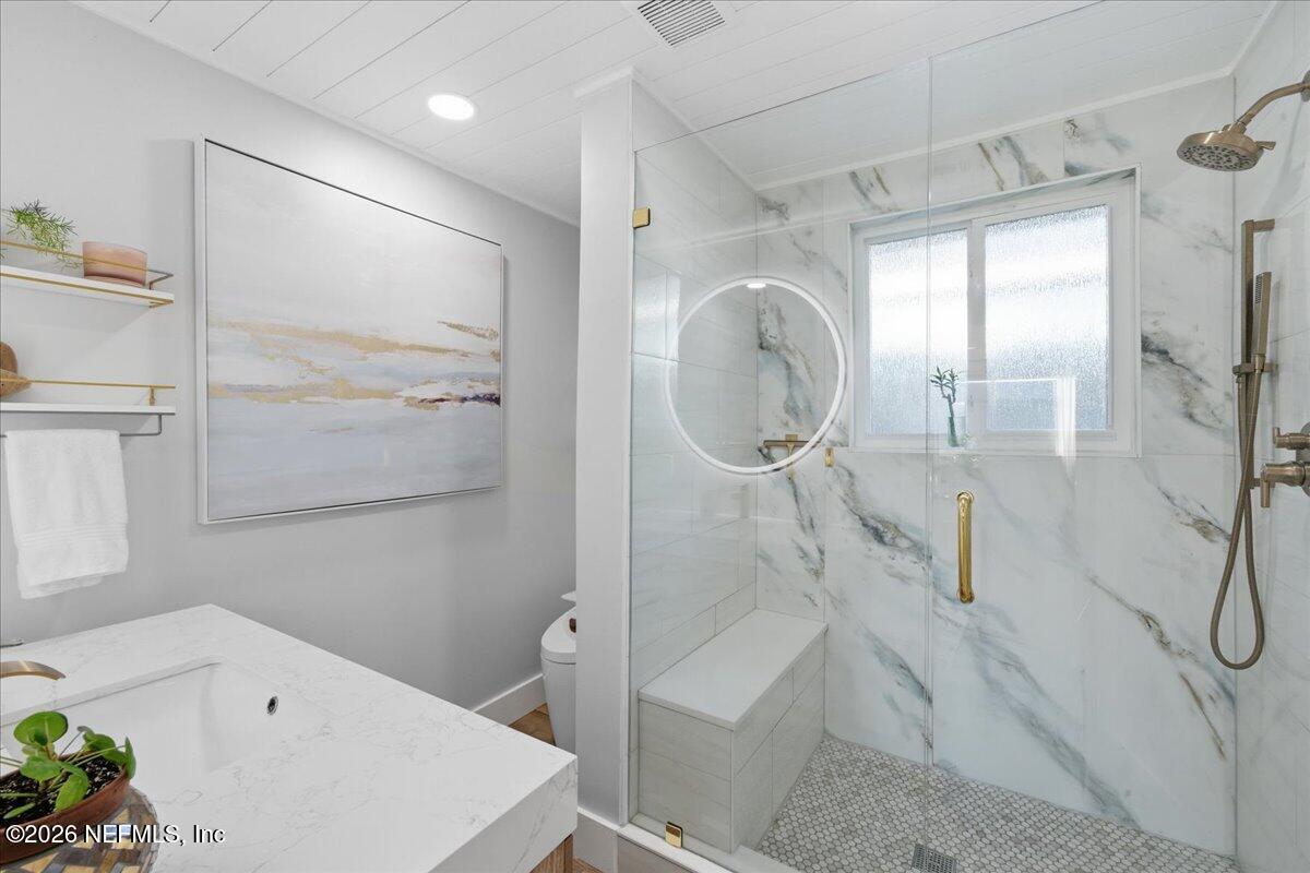 149 Menendez Road St. Augustine, FL 32080 - Photo 30 of 55 Luxury Walk In Shower