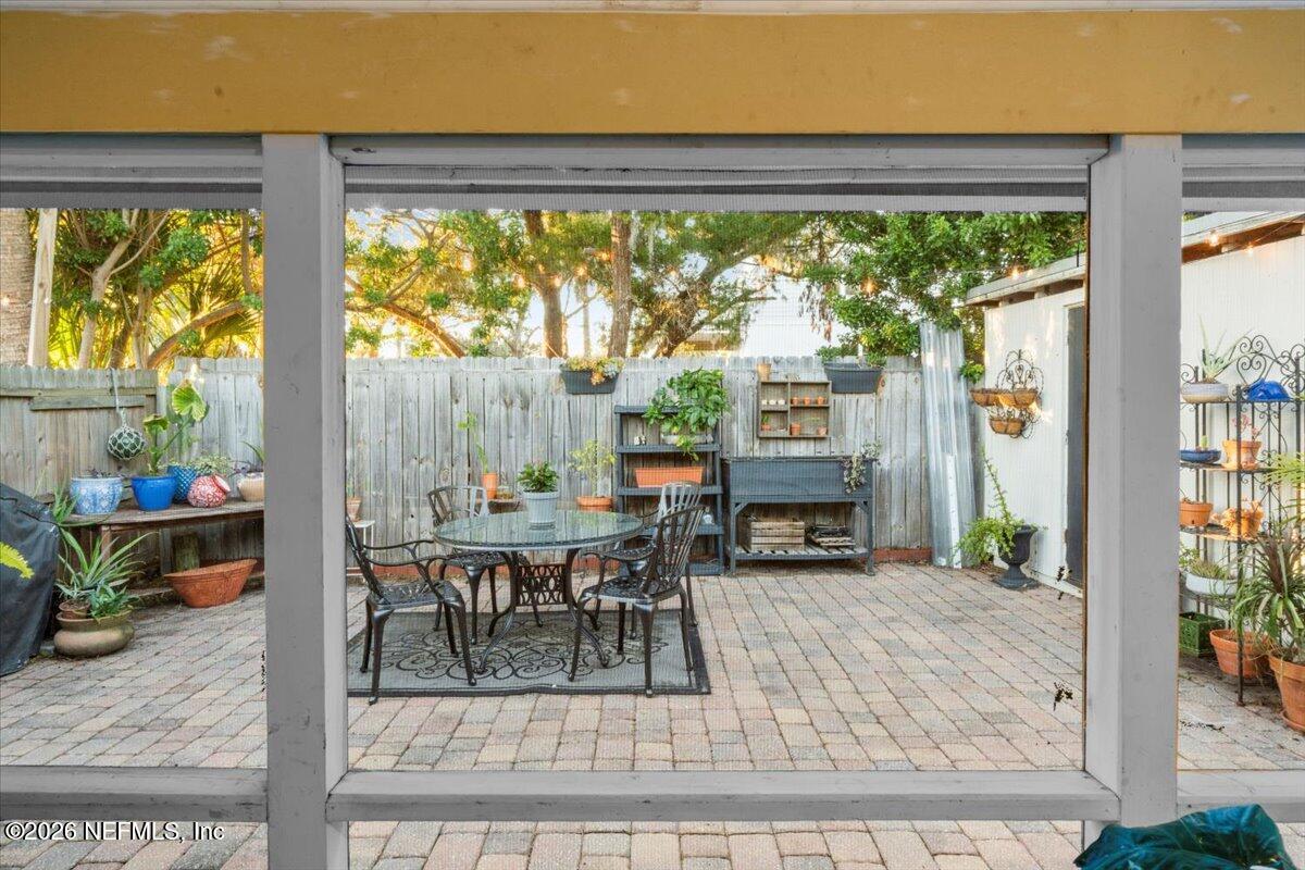 149 Menendez Road St. Augustine, FL 32080 - Photo 36 of 55 Private Outdoor Dining Patio