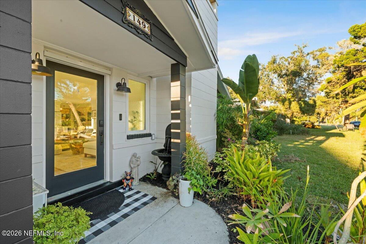 149 Menendez Road St. Augustine, FL 32080 - Photo 5 of 55 Covered Front Porch Entry