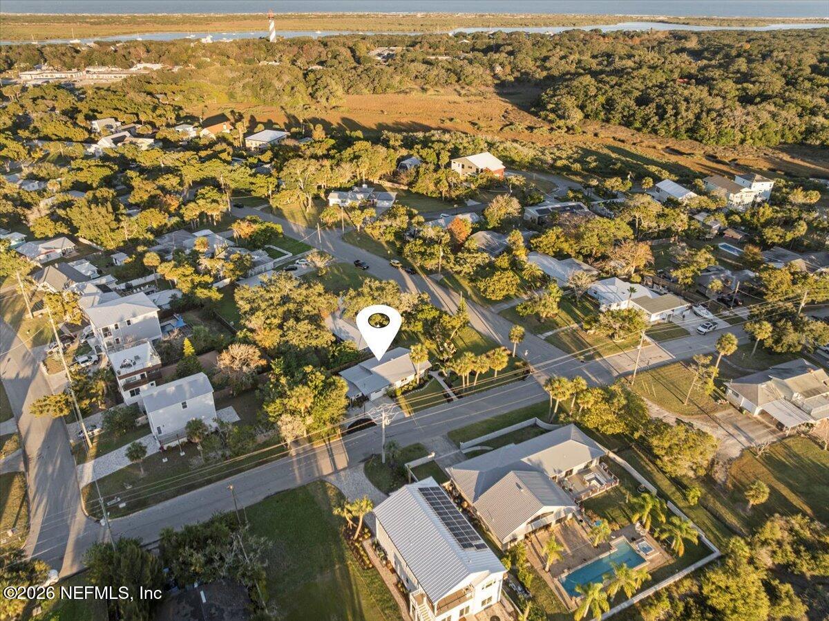 149 Menendez Road St. Augustine, FL 32080 - Photo 54 of 55 Aerial w/St. Aug Lighthouse