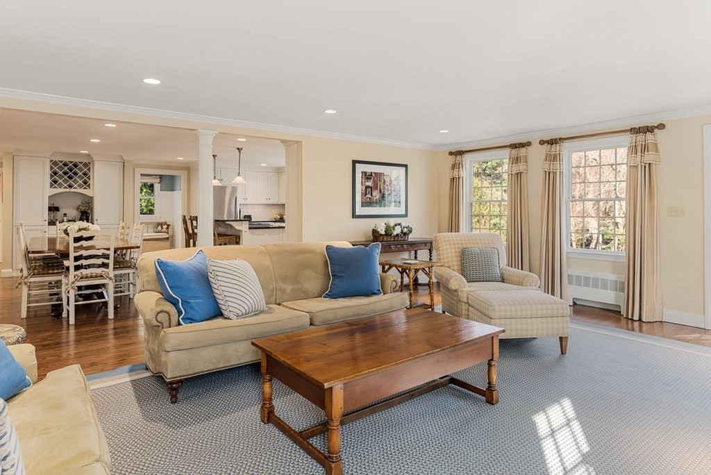 7 Nantucket Road Wellesley, MA 02481 - Photo 12 of 37 a living room with furniture and a large window