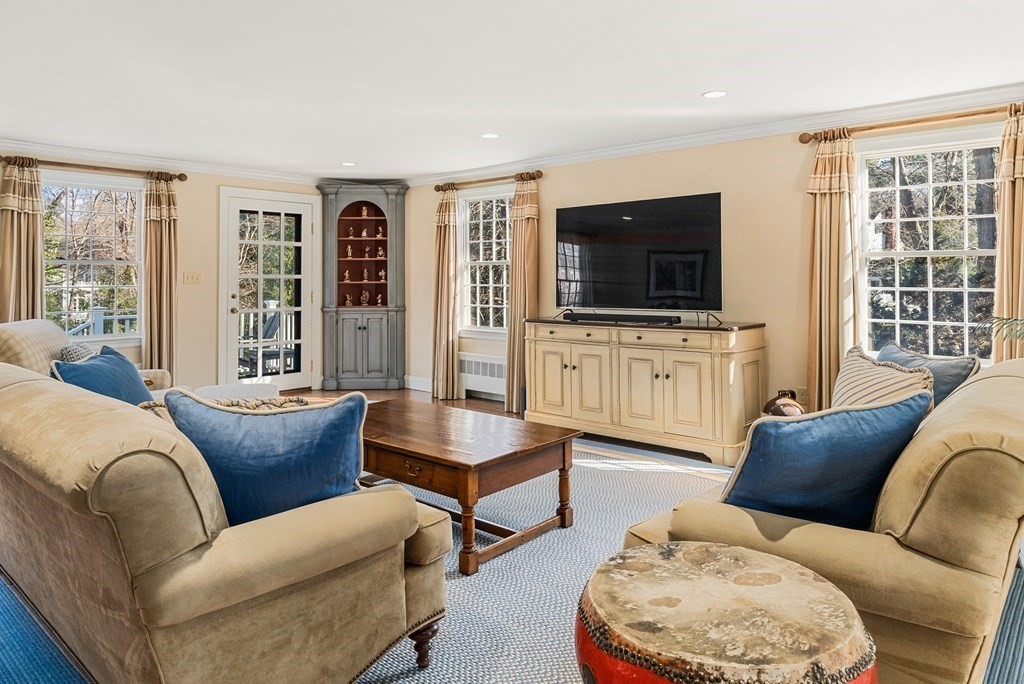 7 Nantucket Road Wellesley, MA 02481 - Photo 10 of 37 a living room with furniture and a flat screen tv