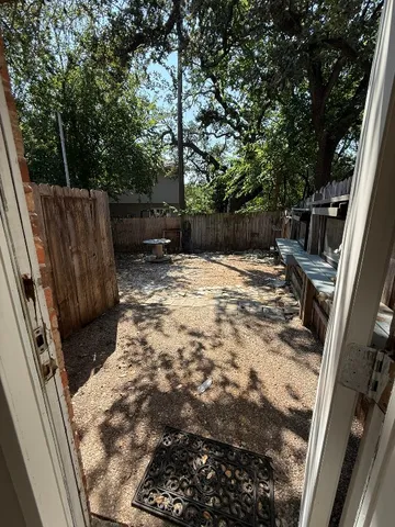 a view of a car garage