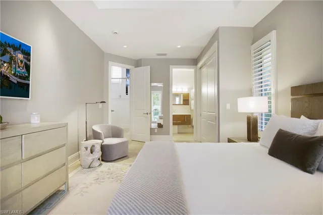 a view of a garden with a house