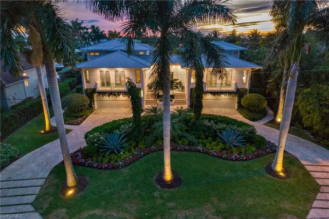 a view of a lake with a mountain