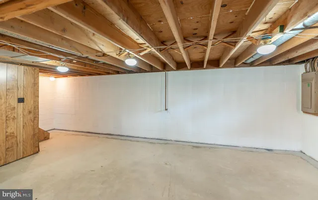 a storage room with lots of clutter