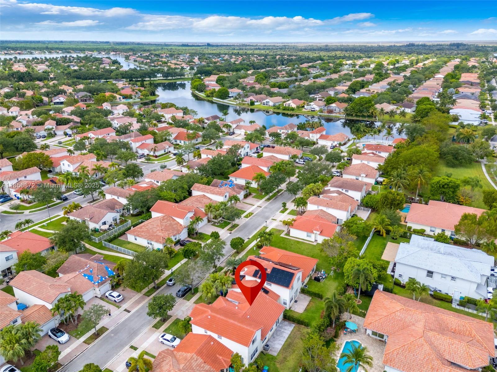 18801 Southwest 25th Court Miramar, FL 33029 - Photo 13 of 41 an aerial view of residential houses with outdoor space and trees