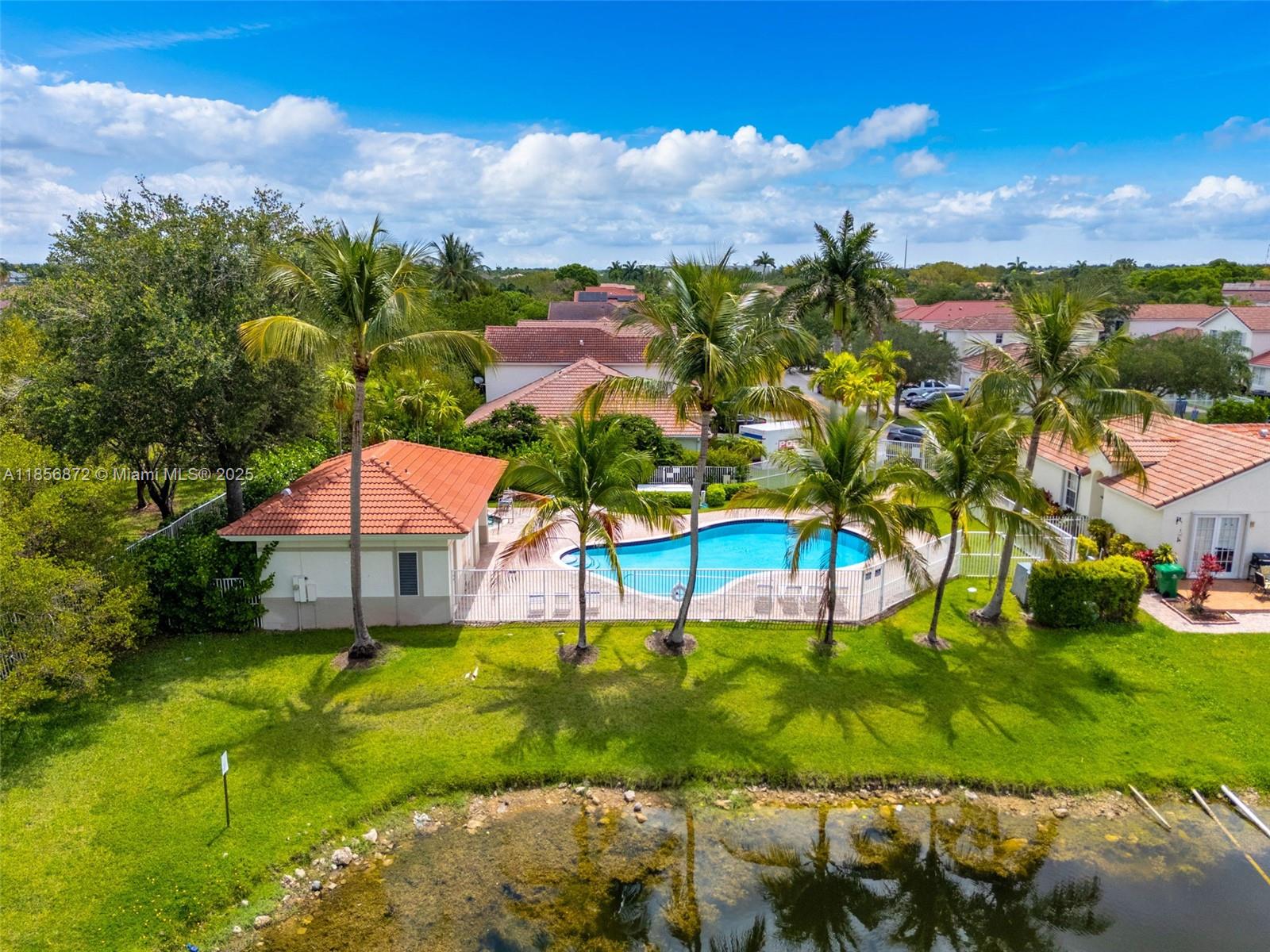 18801 Southwest 25th Court Miramar, FL 33029 - Photo 10 of 41 an aerial view of residential houses with outdoor space and swimming pool