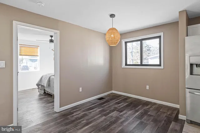 wooden floor in an empty room