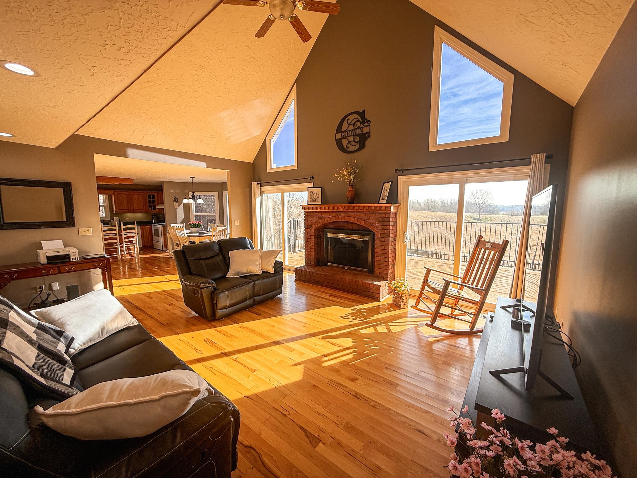 5030 Rogers Marshall Road Union City, TN 38261 - Photo 26 of 40 a living room with furniture and a fireplace