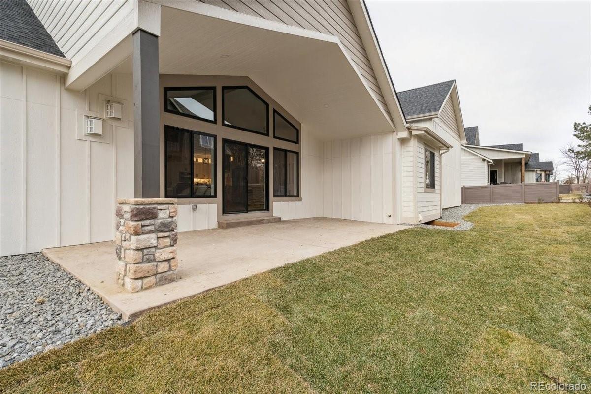 1361 Art Drive Berthoud, CO 80513 - Photo 38 of 40 a view of an house with backyard and balcony
