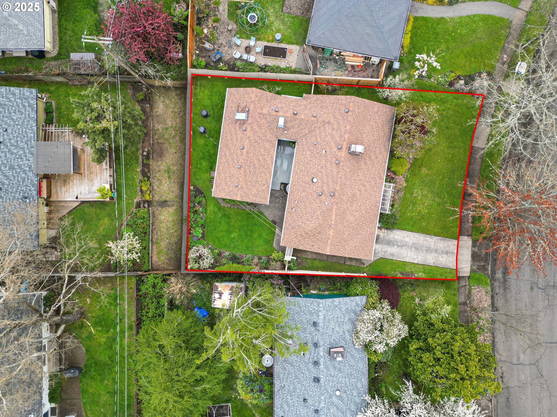3175 Potter Street Eugene, OR 97405 - Photo 45 of 45 an aerial view of house with yard swimming pool and outdoor seating