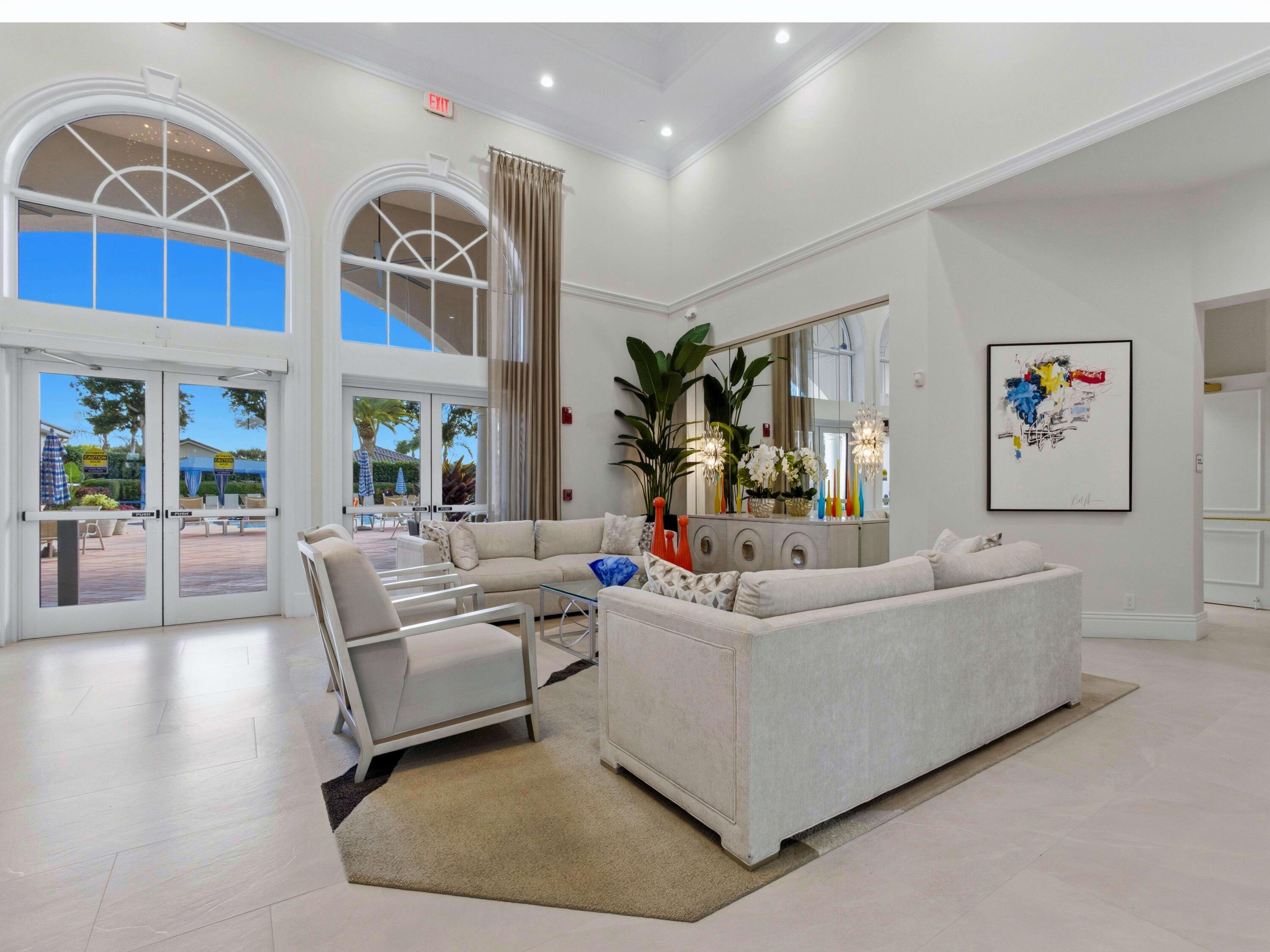 6709 Garde Road Boynton Beach, FL 33472 - Photo 33 of 45 Clubhouse Lobby Sitting