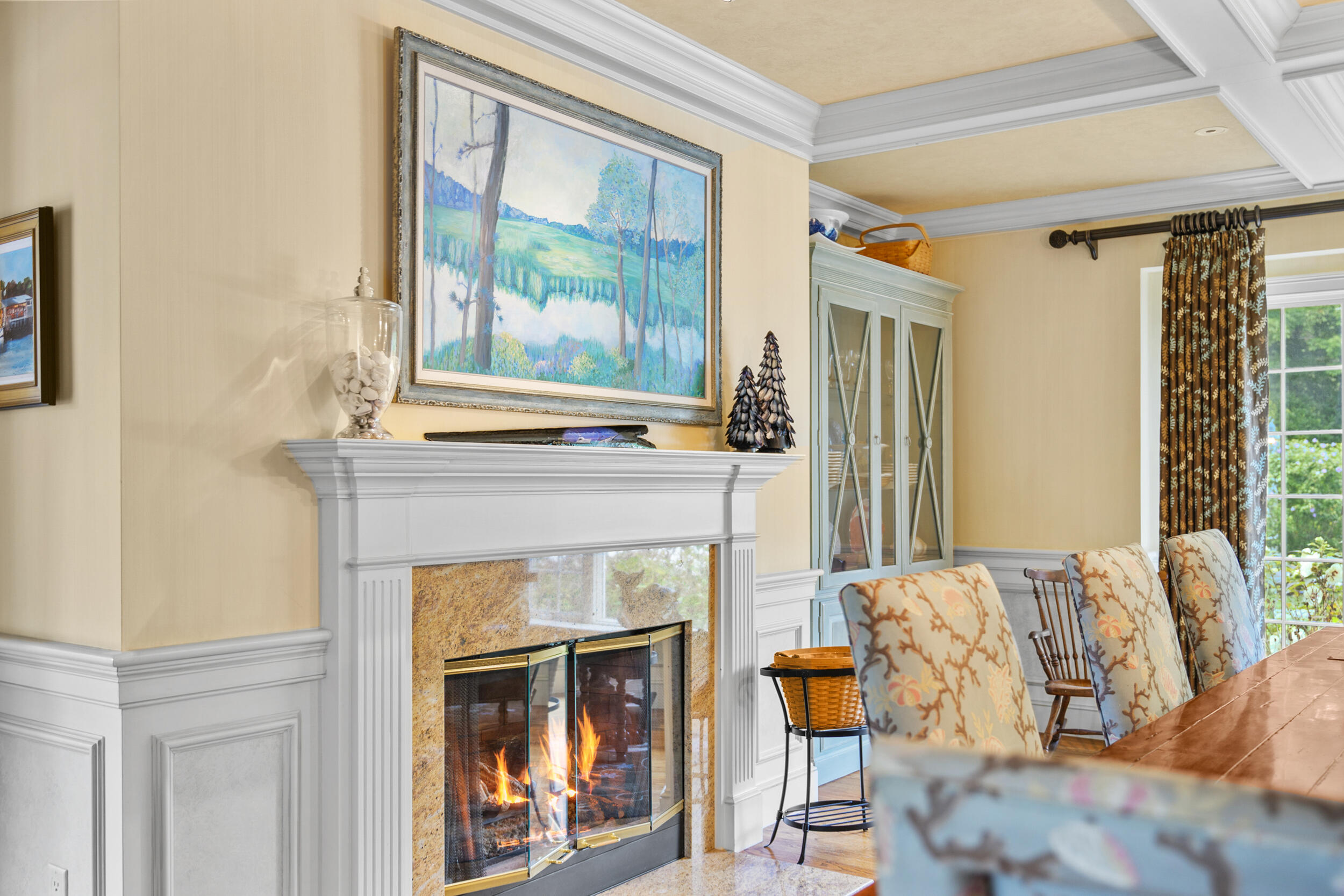 359 Baxter Neck Road Marstons Mills, MA 02648 - Photo 17 of 100 a living room with furniture and a fireplace