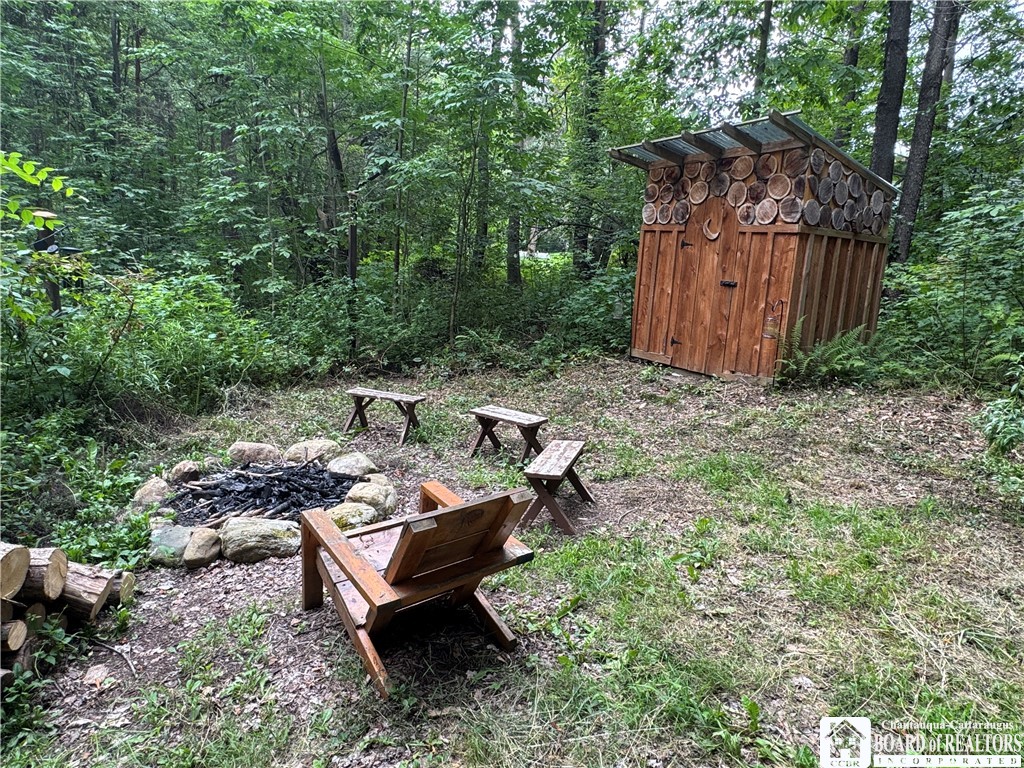 4442 Parker Road Westfield, NY 14787 - Photo 6 of 14 Fireplace/Outhouse