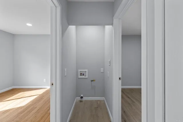 a view of an empty room