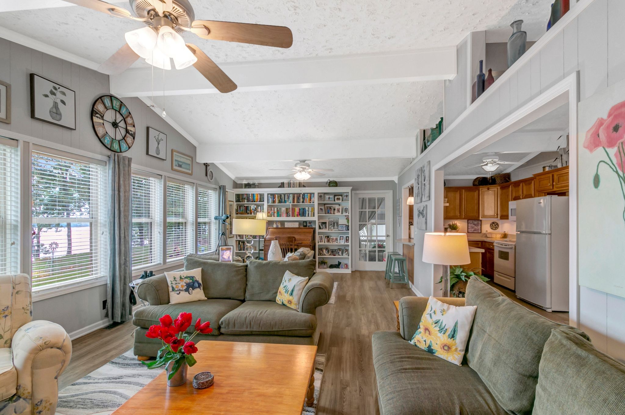 439 Bluff Road Big Sandy, TN 38221 - Photo 13 of 86 a living room with furniture and a large window