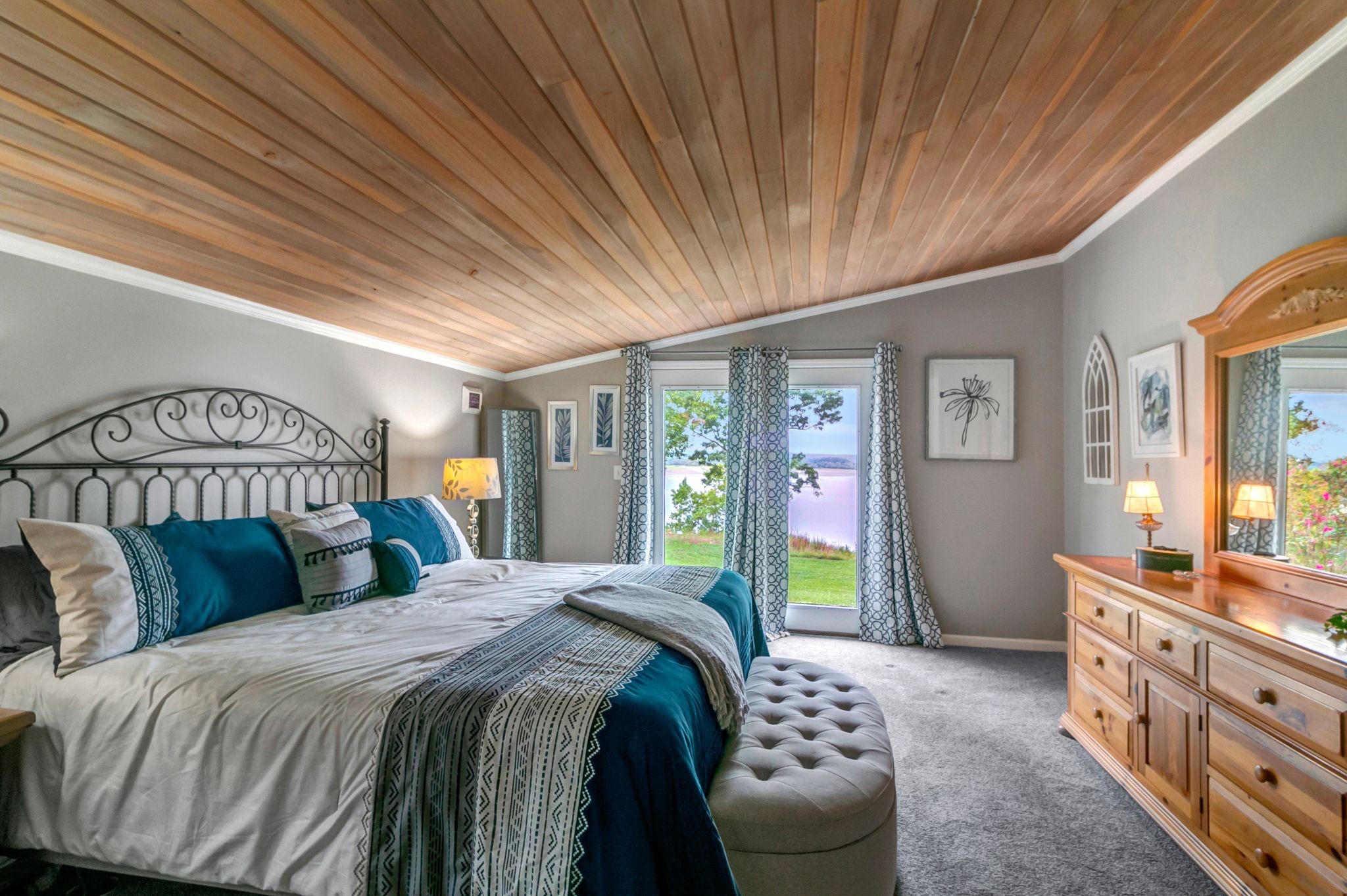 439 Bluff Road Big Sandy, TN 38221 - Photo 20 of 86 a bedroom with furniture and a large window