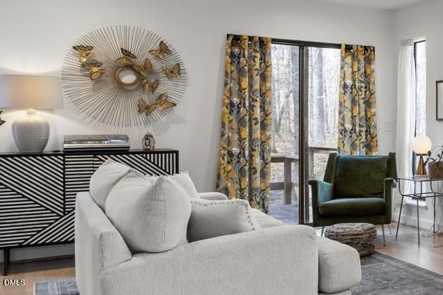 504 Waterside Drive Carrboro, NC 27510 - Photo 24 of 48 a living room with furniture and a large window