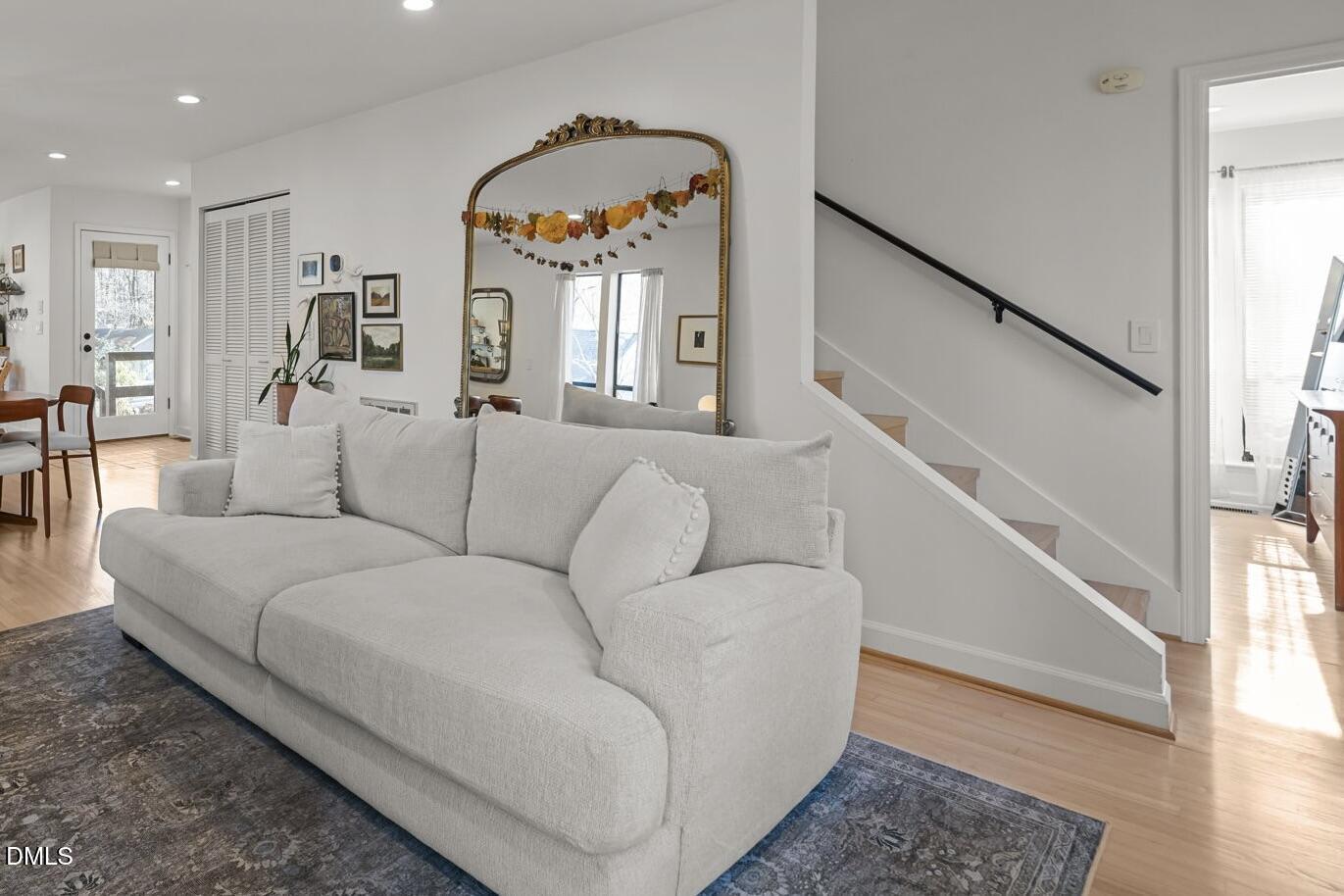 504 Waterside Drive Carrboro, NC 27510 - Photo 28 of 48 a living room with furniture and a large window