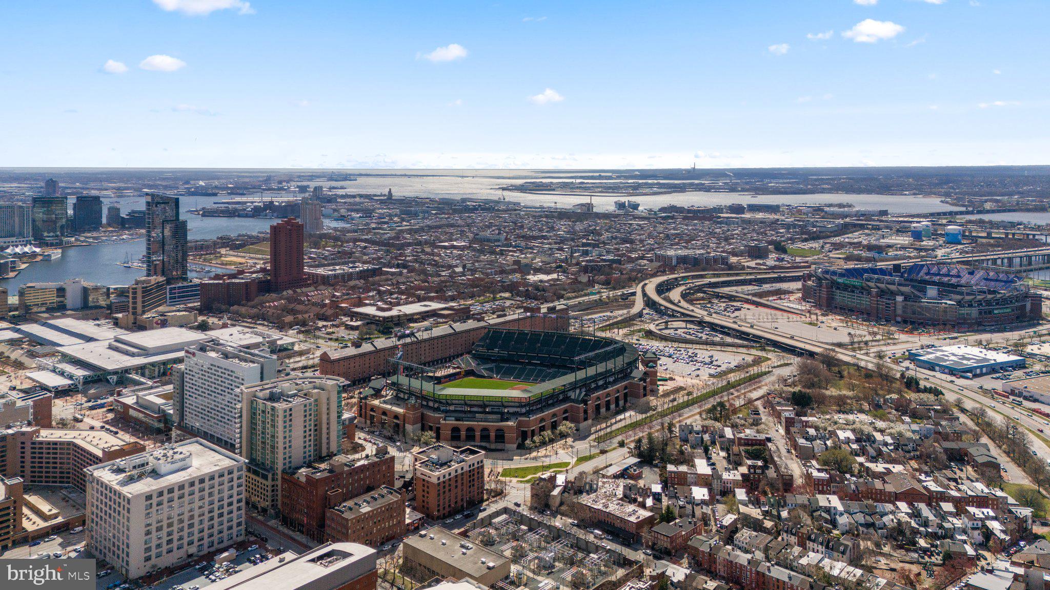 106 Scott Street Baltimore, MD 21201 - Photo 39 of 40 an aerial view of residential houses with outdoor space
