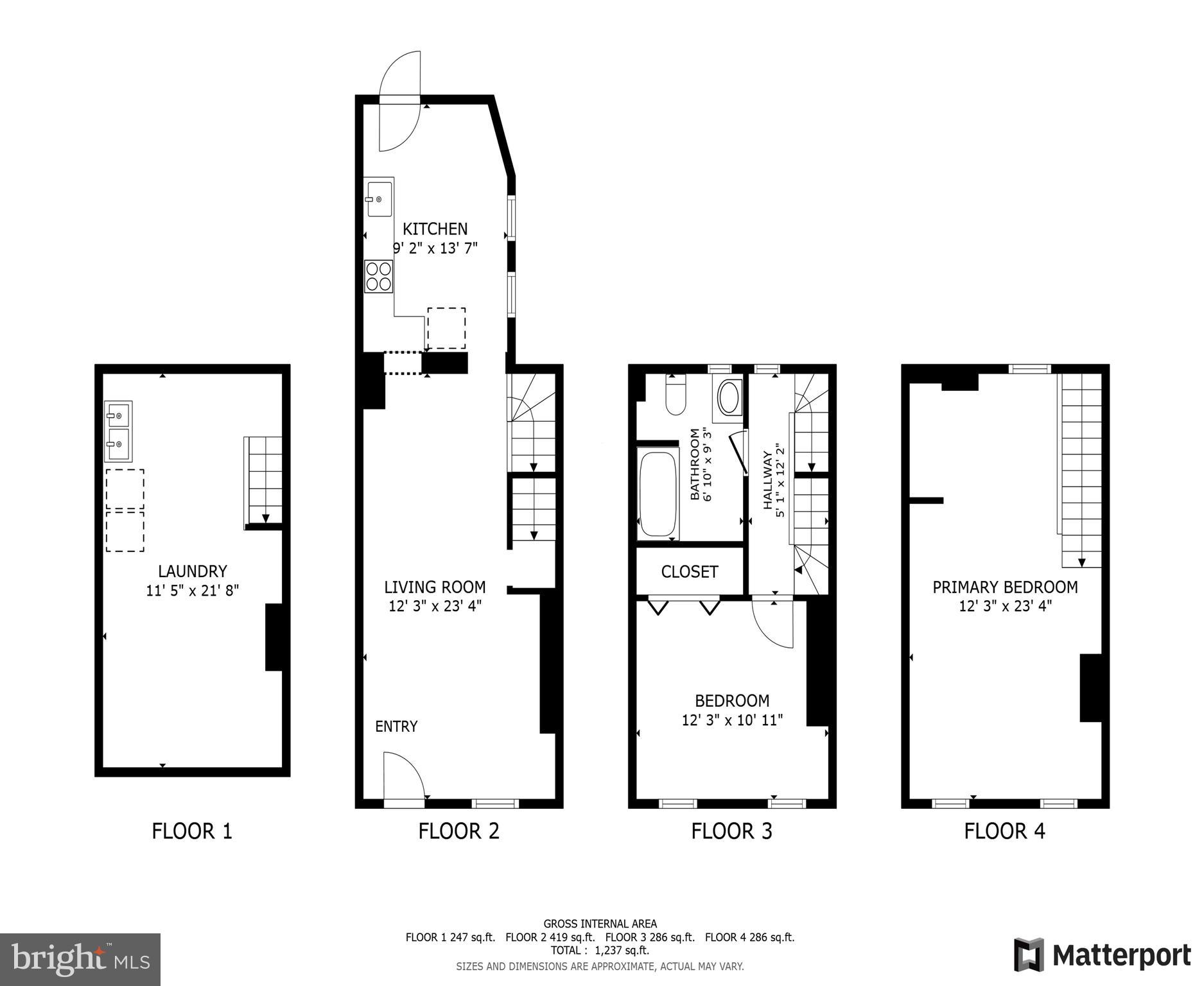106 Scott Street Baltimore, MD 21201 - Photo 40 of 40 a picture of a floor plan