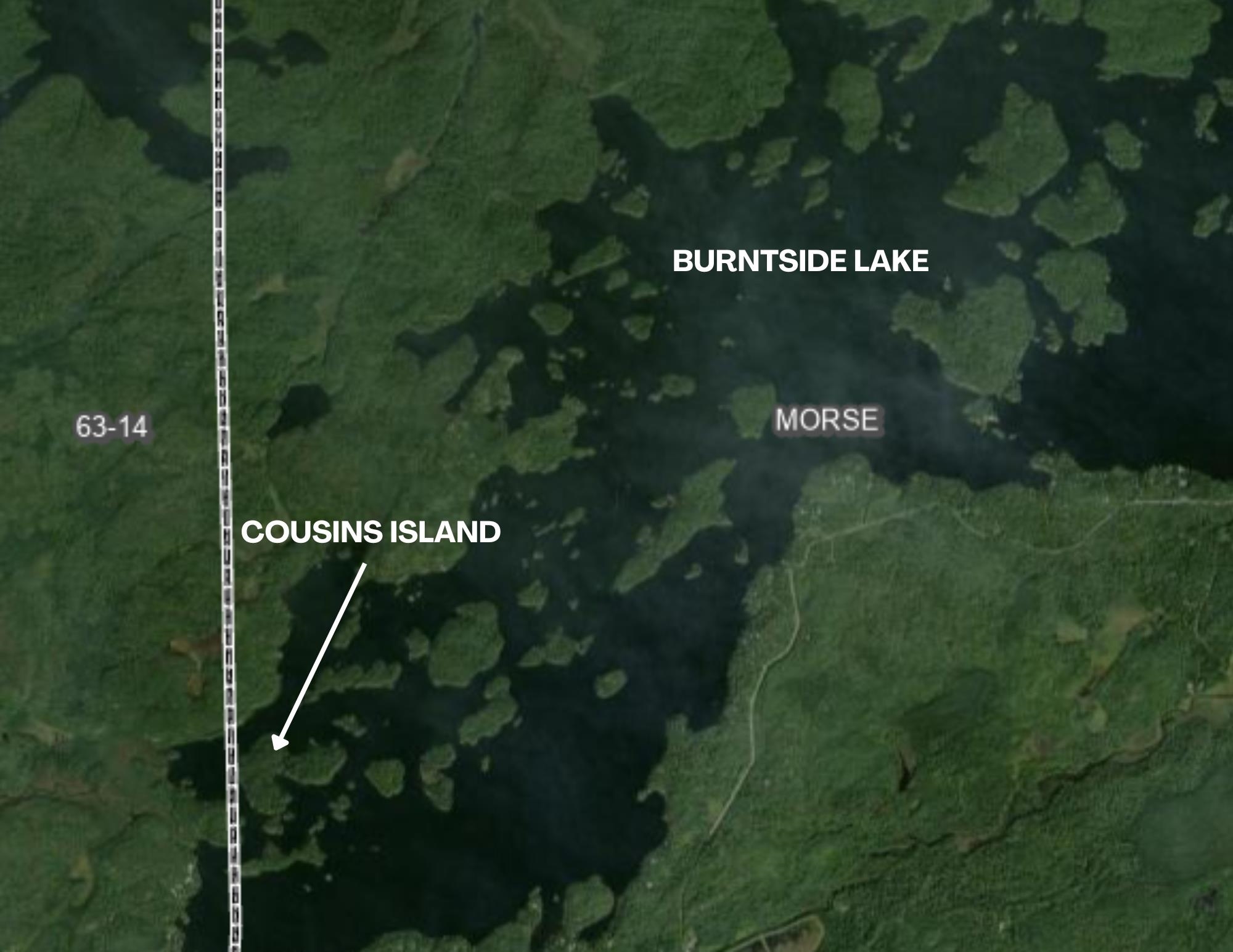 Xxx Burntside Lake Road Ely, MN 55731 - Photo 27 of 27 Aerial map of property and surrounding area featuring property parcel outlined