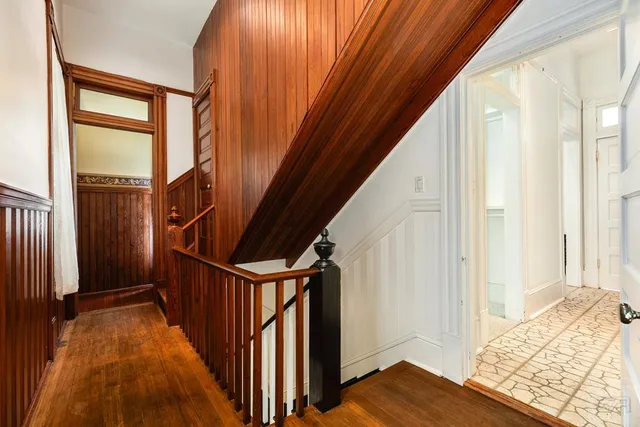 a view of a storage room