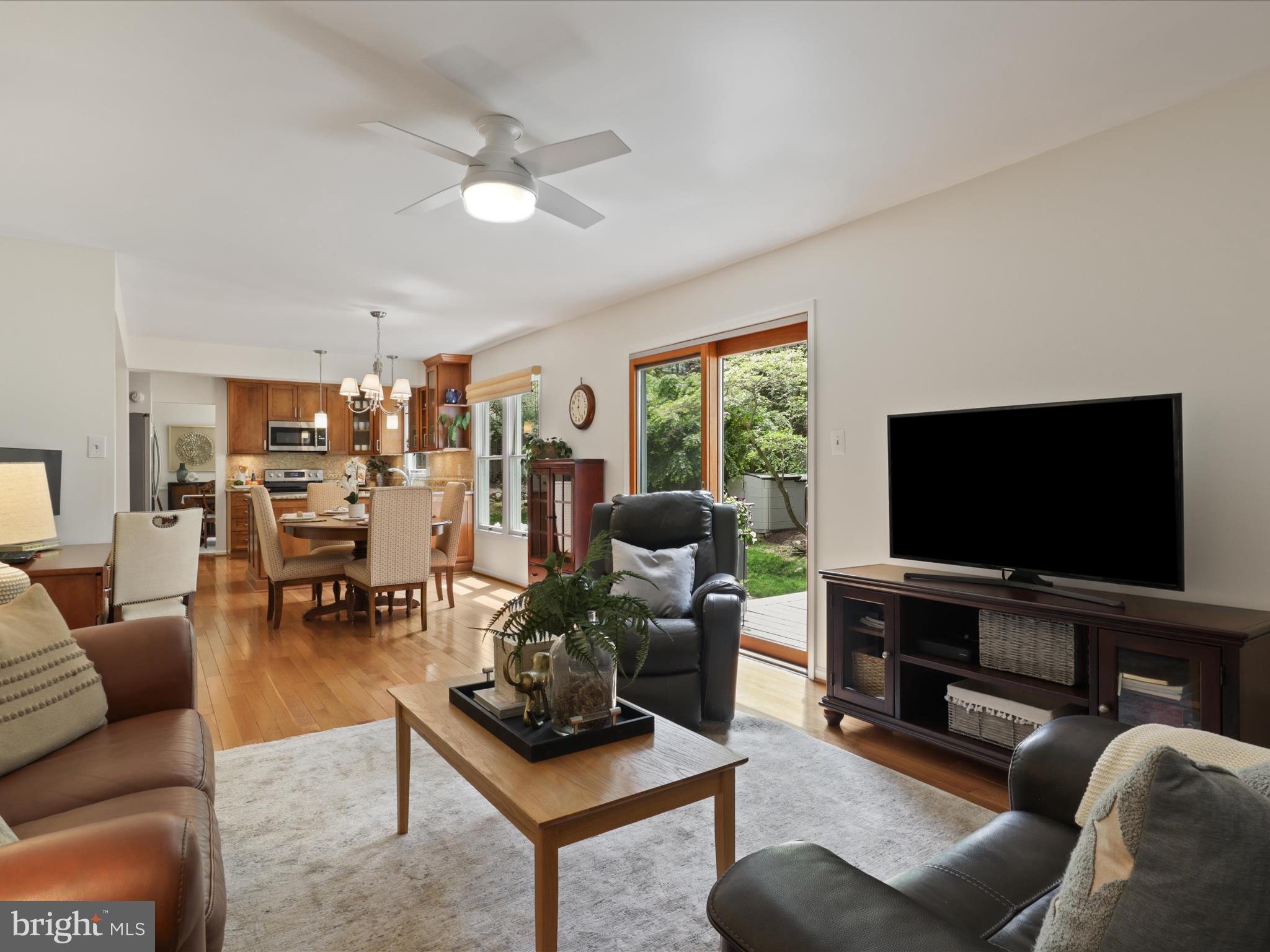 12021 Heather Down Drive Herndon, VA 20170 - Photo 14 of 47 a living room with furniture and a flat screen tv