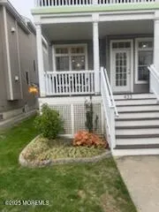 a view of yard from a window