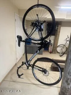 a living room with a fireplace and a flat screen tv