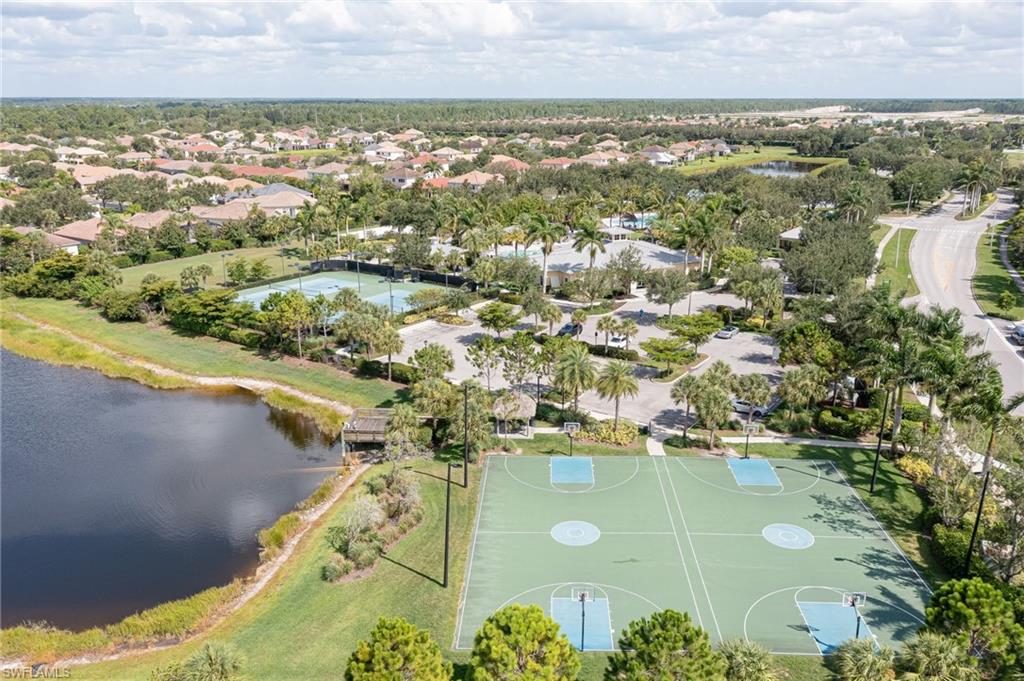 2418 Orchard Street Naples, FL 34120 - Photo 32 of 35 Aerial view featuring a water view