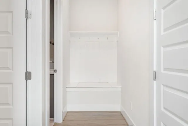 a view of a closet