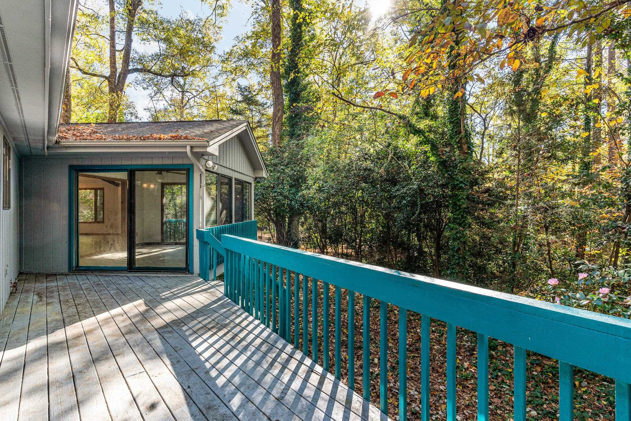 513 Argyll Drive Sanford, NC 27332 - Photo 21 of 31 a view of a wooden deck