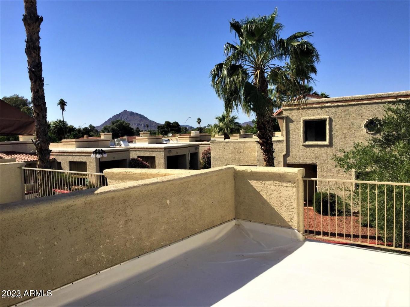 7755 East Thomas Road, Unit 10 Scottsdale, AZ 85251 - Photo 21 of 28 Balcony 2