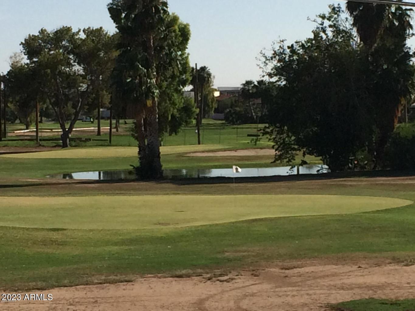 7755 East Thomas Road, Unit 10 Scottsdale, AZ 85251 - Photo 22 of 28 Patio view - golf course