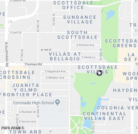 7755 East Thomas Road, Unit 10 Scottsdale, AZ 85251 - Photo 26 of 28 Location Map