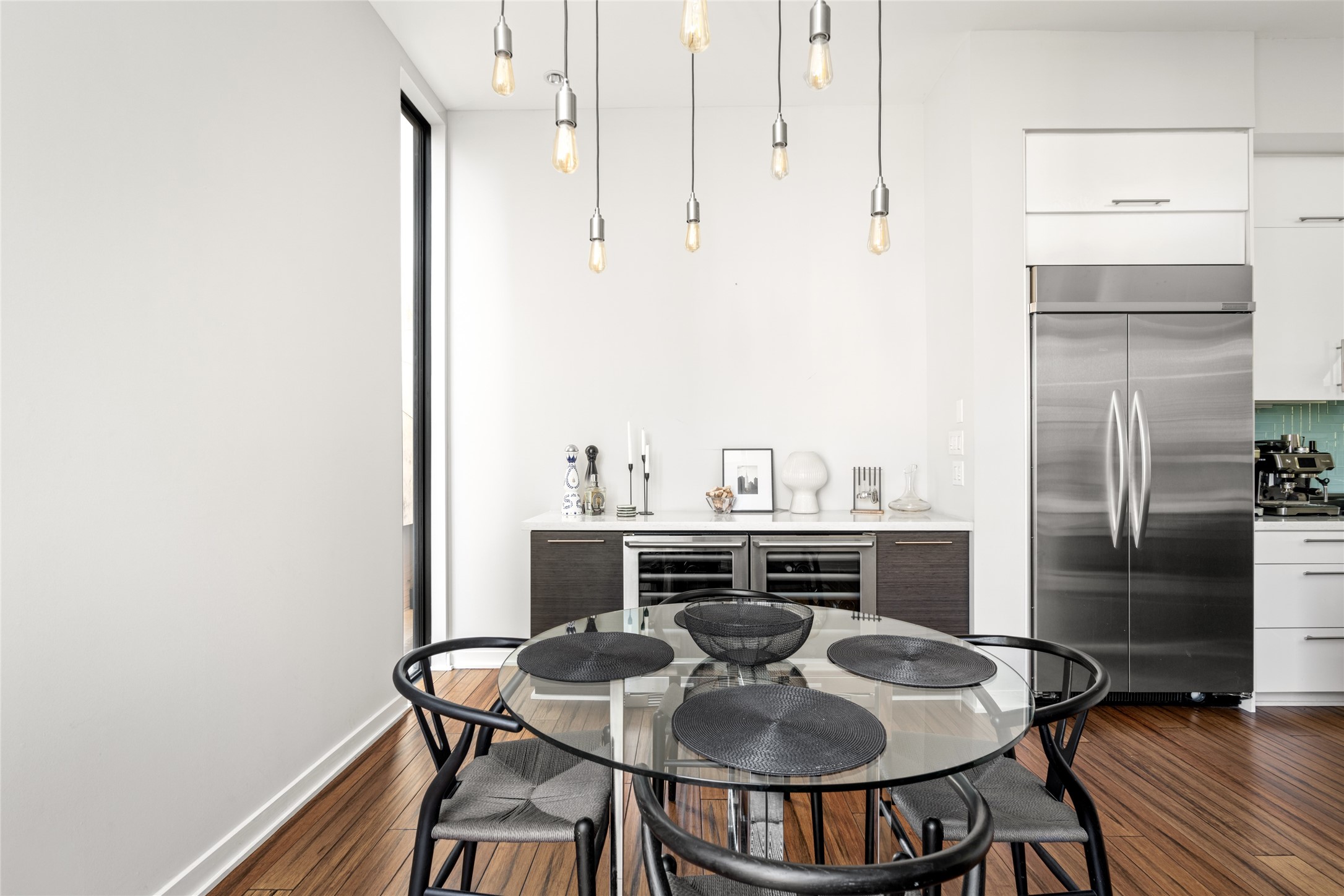 2202 Whitney Street Houston, TX 77006 - Photo 19 of 40 a kitchen with a sink refrigerator and stove