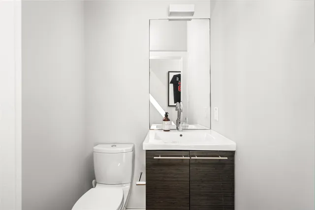 a bathroom with a sink and a toilet