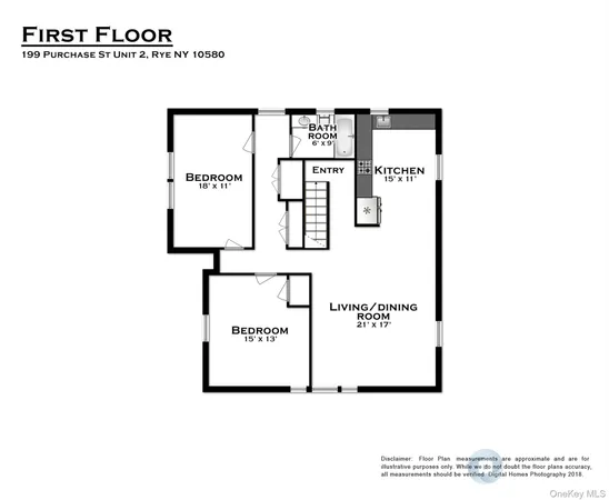 $3,800 | 199 Purchase Street, Unit 2, Rye, NY 10580