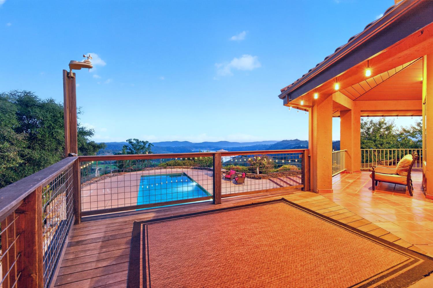 7570 Airola Road Vallecito, CA 95251 - Photo 49 of 90 a view of a balcony with chairs